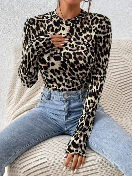 Leopard bodysuit