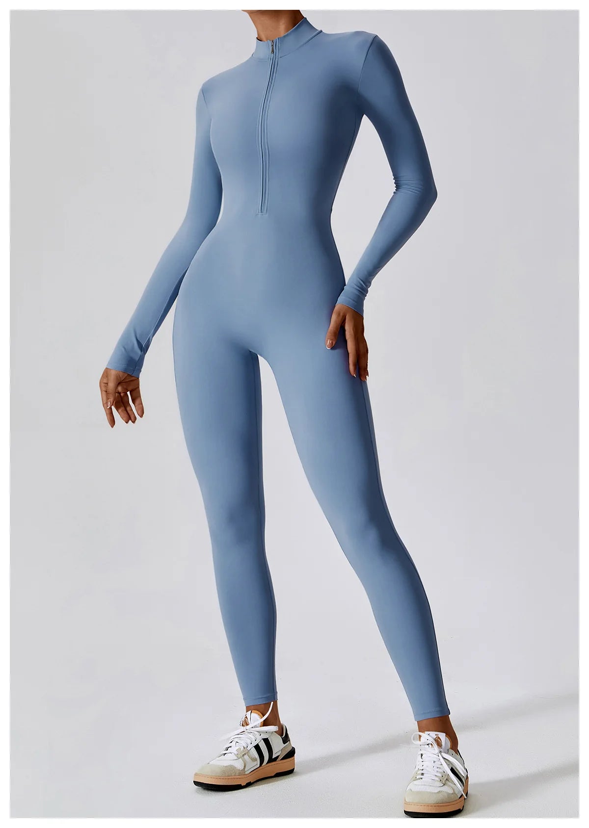 Long Sleeved Zipper Suit