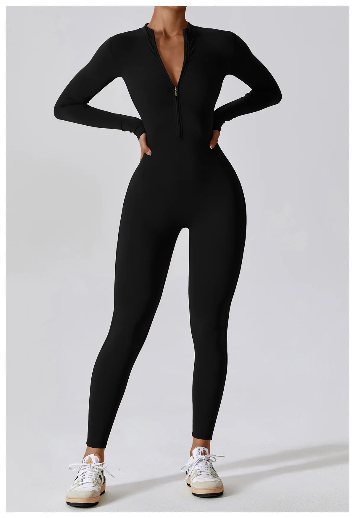 Long Sleeved Zipper Suit