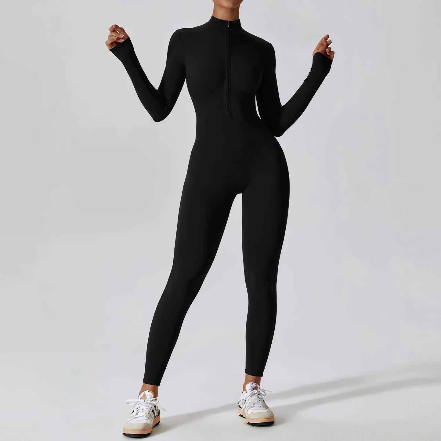 Long Sleeved Zipper Suit