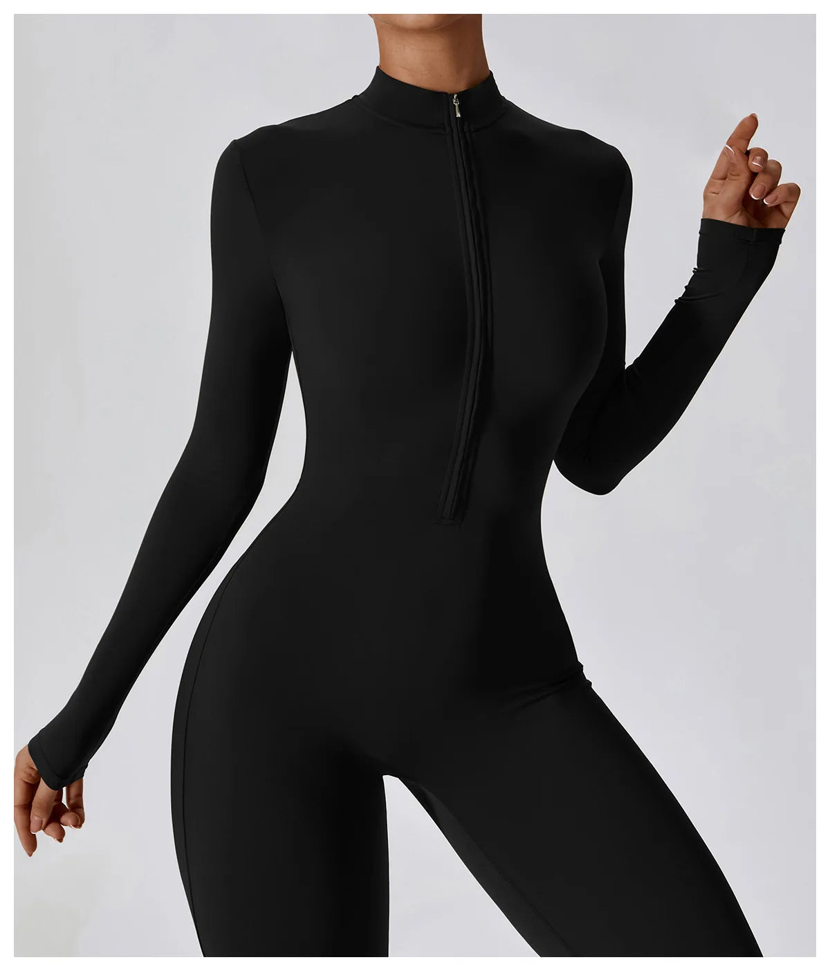 Long Sleeved Zipper Suit