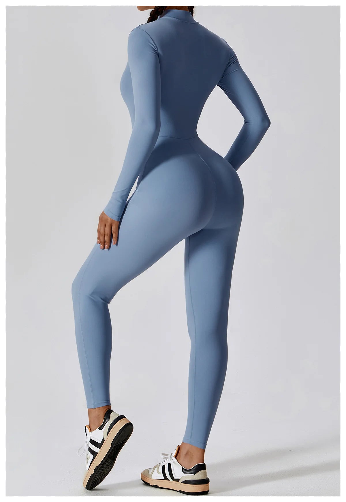 Long Sleeved Zipper Suit