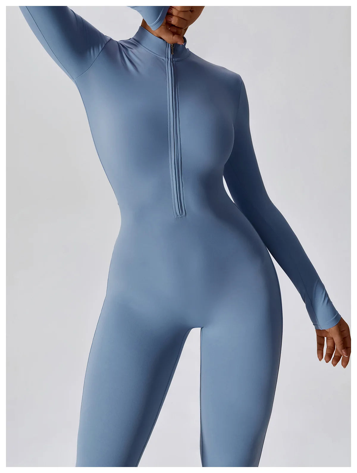 Long Sleeved Zipper Suit