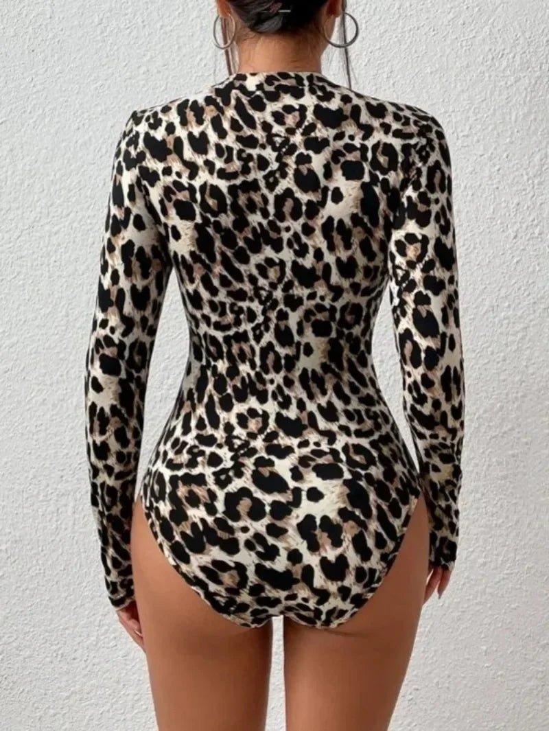 Leopard bodysuit