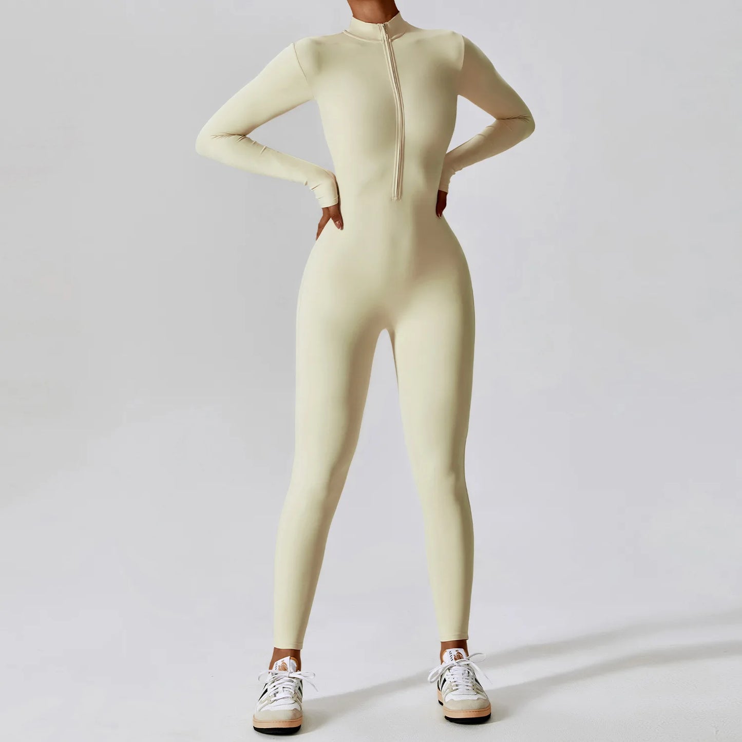 Long Sleeved Zipper Suit