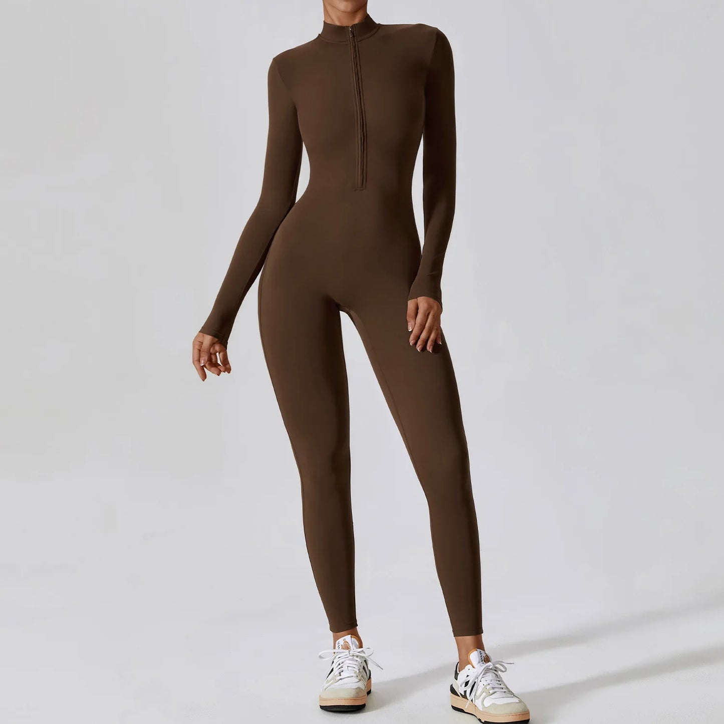 Long Sleeved Zipper Suit