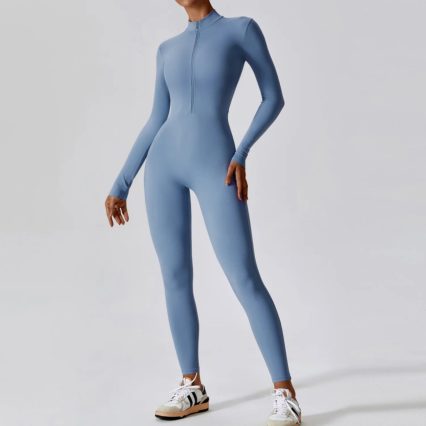 Long Sleeved Zipper Suit