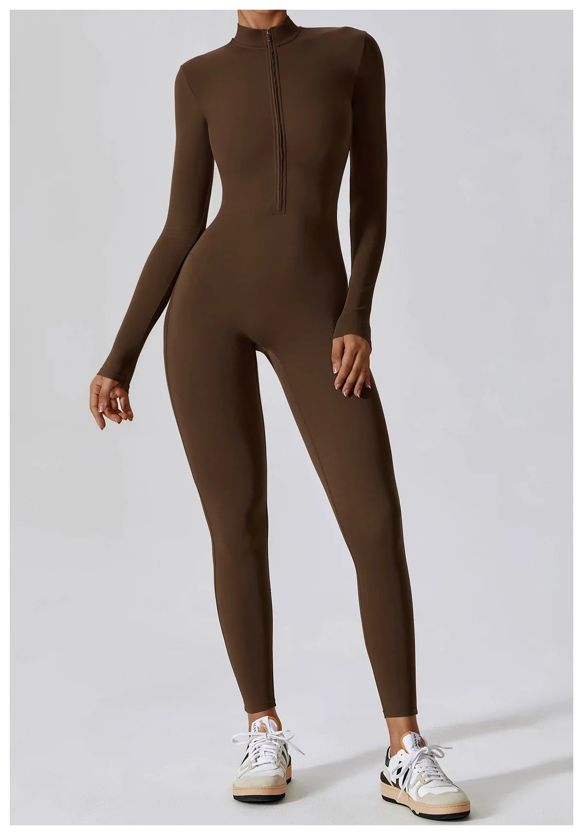 Long Sleeved Zipper Suit